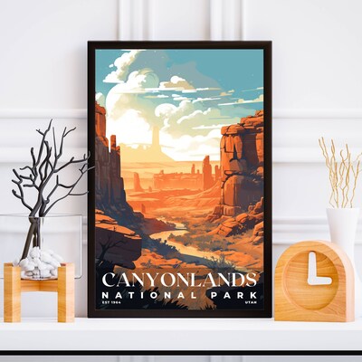 Canyonlands National Park Poster, Travel Art, Office Poster, Home Decor | S3 - image5